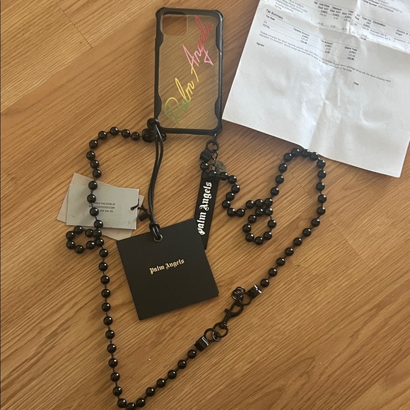 Palm Angels Other - SEND OFFER🚨RARE NWT PALM ANGELS IPHONE 12 PRO CHAIN CASE🚨